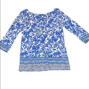 Lilly Pulitzer On A Roll Boatneck Top